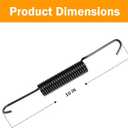 4970FR2084Z Washer Suspension Spring Replacement for LG Washing Machines, Washer Suspension Hinge Spring, 2 Pack