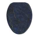Round Toilet Seat Toilet Seat Prevent Shifting with Zinc Alloy Hinges American Standard Size Toilet Seat Easy to Install also Easy to Clean