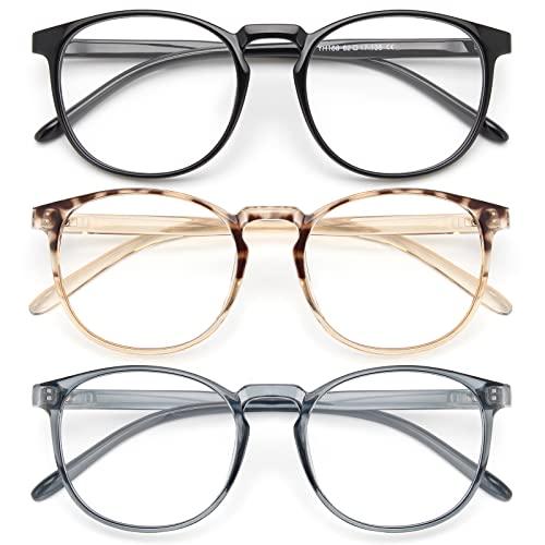 IBOANN Iconic Blue Light Glasses for Woman - Computer Glasses 99% Blue Light Blocking - Anti Eyestrain & UV Glare Protection