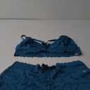 Lilosy Sexy Strappy High Waist Floral Lace Pajamas Lingerie Set Outfits, XL