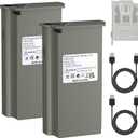 Quirkygame 2 Pack Reveal Hunting Camera Battery Pack - Compatible with Game Trail Hunting Camera X, X Pro,Pro 3.0, X Gen 2.0,X Gen 3.0,XB,SK Models - Convenient Rechargeable Lithium Battery Pack