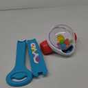 Fisher-Price Baby & Toddler Toy Corn Popper Blue Push-Along with Ball-Popping Action for Infants Ages 1+ Years, 2-Piece Assembly
