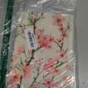 Baccessor Spring Summer Welcome Garden Flag 12.5 x 18 Inch Double Sided Burlap Pink Floral Cherry Blossom Farmhouse Small Yard Flag Summer Holiday Seasonal Outdoor Outside Decoration