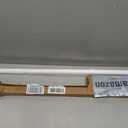 Ivilon Window Curtain Rod Decorative End Cap Design, 1 Inch Rod, 28 to 48 Inch. White