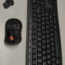 Logitech MK270 Wireless Keyboard and Mouse Combo for Windows, 2.4 GHz, 8 Multimedia Keys, PC, Laptop, Wireless Keyboard Compact Mouse Combo - Black (1 Pack)
