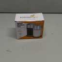 Salt and Pepper Shakers Set with Adjustable Pour Holes - Stainless Steel Spice Dispenser - Perfect for Pink Himalayan, Table Salt, Black and White Pepper (2.4 oz) - set of 2