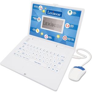 Lexibook - Educational and Bilingual Laptop Spanish/English - Toy for Children with 124 Activities to Learn Mathematics, Dactylography, Logic, Clock Reading, Play Games and Music - JC598i2