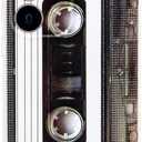 Case for Galaxy S25 Ultra Shockproof Scratchproof with TPU Soft Bumper Retro Cassette Tape Case Compatible with Samsung Galaxy S25 Ultra