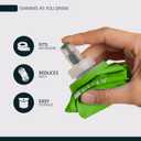 FITLY Soft Flask - Shrink As You Drink Soft Water Bottle for Hydration Pack - Folding Water Bottle Ideal for Running, Hiking, Cycling, Climbing & Rigorous Activity