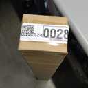 FOIRESOFT Standard Cordless Custom Zebra Roller Shades and Blinds [Basic, White, W 37 x H 72 inch] Dual Layer Sheer for Day and Night Light Control Privacy, 20 to 105 in Height