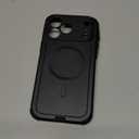 ESR for iPhone 17 Pro Max Case with Stash Stand, 7X Military-Grade Drop Protection with Camera Control, Shock-Absorbing Phone Rugged Cover, Compatible with MagSafe Accessories, Cyber Series, Black