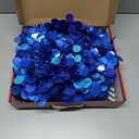 MACTING Christmas Pop up Tree with 50 LED Lights Timer 5FT Collapsible Tinsel Pencil Tree Easy-Assembly Coastal Glitter Artificial Tree for Porch Apartment Corner Home Halloween Xmas Decor,Laser Blue