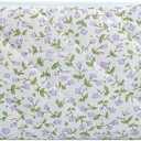 Cute Floral Bag for Makeup Brushes - Ideal for Travel & Daily Use Makeup Brushes Pouch for Women (Purple Floral)