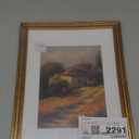 upsimples Vintage 12x16 Frame, Antique Gold Frame Displays 8.5 by 11 with Mat or 12 x 16 Without for Vertical or Horizontal Wall Decor, 1pack