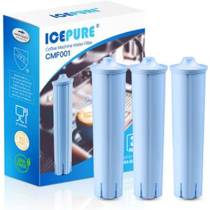 ICEPURE Jura Clearyl Blue, Compatible Coffee Machines Water Filter Cartridge - Replaces Jura Blue Filters, pack of 3