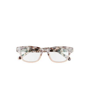 Peepers Layover 49mm Blue Light Blocking Reading Glasses Gray Tortoise Pink Clear
