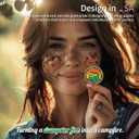 5pcs Colorful Dumpster Fire Challenge Coin - This is Fine Mini Dumpster Fire Coin - Hilarious Funny Desk Accessories for Work - Gold Coworker Go Away Token - Inspirational Gifts for Men Women Teacher