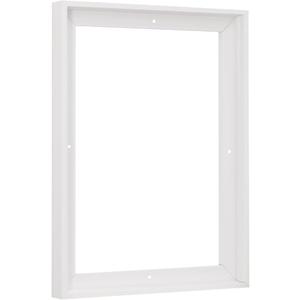Pixy Canvas Floater Frame 16x20 for 3/4 (0.75) inch Deep Canvas Paintings/Canvas Prints/Wood Canvas Panels/Wall Art/Wall Decor/Home Decor/Artwork (White, 16 x 20 inch, Portrait)