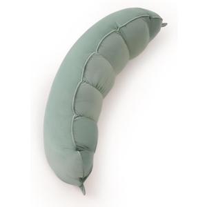 Peallow(Pat. Pend)  Long Round Body Pillow for Adults, Bolster Pillow for Sleeping, Soft and Supportive Pillow for Sleeping & Lumbar Support (29.5", Willow Green)