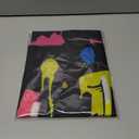 Happy Birthday Banners Happy Birthday Backdrop Decorations Colorful Font Graffiti Banner 78 x 17Inches for Home Indoor Outdoor Birthday Themed Decorations Supplies