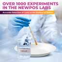 NewPos Lead Test Kit: 30 Swabs Upgraded Accurately Formulated Lead Paint Test Kit Detector Testing for Dishes Paint Cups Ceramics & All Surfaces Results in 30 Seconds
