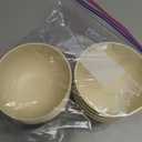 Beige Wheat Straw Bowls, 10 OZ Snack Bowl Set of 8, Unbreakable Ice Cream Bowl Set, Alternative Plastic Bowls Reusable, Microwave Safe Small Appetizer Bowl for Dessert, Snack (Beige)