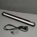 REPTI ZOO T5 HO UVB Lighting Combo Kit, Terrarium Hood Comes with Desert 10.0 UVB T5 Lamp 24W