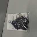 Lanyardio Stretchy Scrunchie Lanyard for ID Badges Keys, Cute Teacher Lanyard for Women with 2 Card Holders 19.21 Inch (Polka Dot)