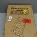 TPN Collapsible Baby Bathtub, Baby Bath Tub with Soft Cushion & Real-Time Thermometer, Baby Bathtub Infant to Toddler Tub (0-36 Months), Portable Newborn Travel Bath tub (Grey)