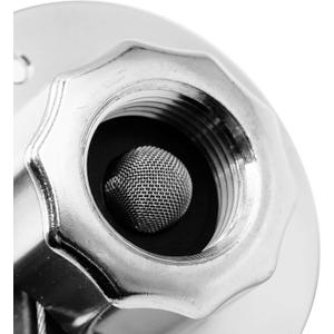 EDIETH 3/ 4" GHT Water Inlet, 1/ 2" NPT Inside The Connection All Metal RV City Water Inlet with Check Valve, RV Water Fill Inlet, RV Water Inlet Connection with Strainer and Check Valve