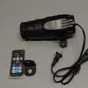 Tarpop  Disco Spotlights with  Remote Bright Mirror Pinspot Light 15W RGBW LED Beam Stage Light 4 in 1 Stage Lighting for DJ Dance Party (Black)