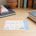 2026 Planner Stickers Monthly Calendar Tabs - 2 Sheets Color-Coded Easy Peel and Stick Adhesive Index Labels for Journals Notebooks and DIY Planning (Multi 1)