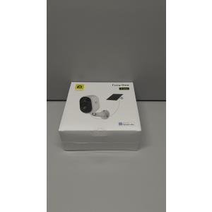 Solar Security Camera Outdoor Wireless 2 Pack, 2K Color Night Vision, Battery Powered PIR Motion Detection,2.4GHz WiFi Cameras for Home Surveillance, Light and Sound Alarm, 2-Way Audio