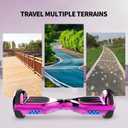 6.5 Inch Hoverboard with Bluetooth Speaker, LED Lights for Kids