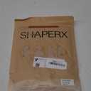 SHAPERX Shapewear for Women Tummy Control Open Bust Thigh Slimmer Body Shaper, XL