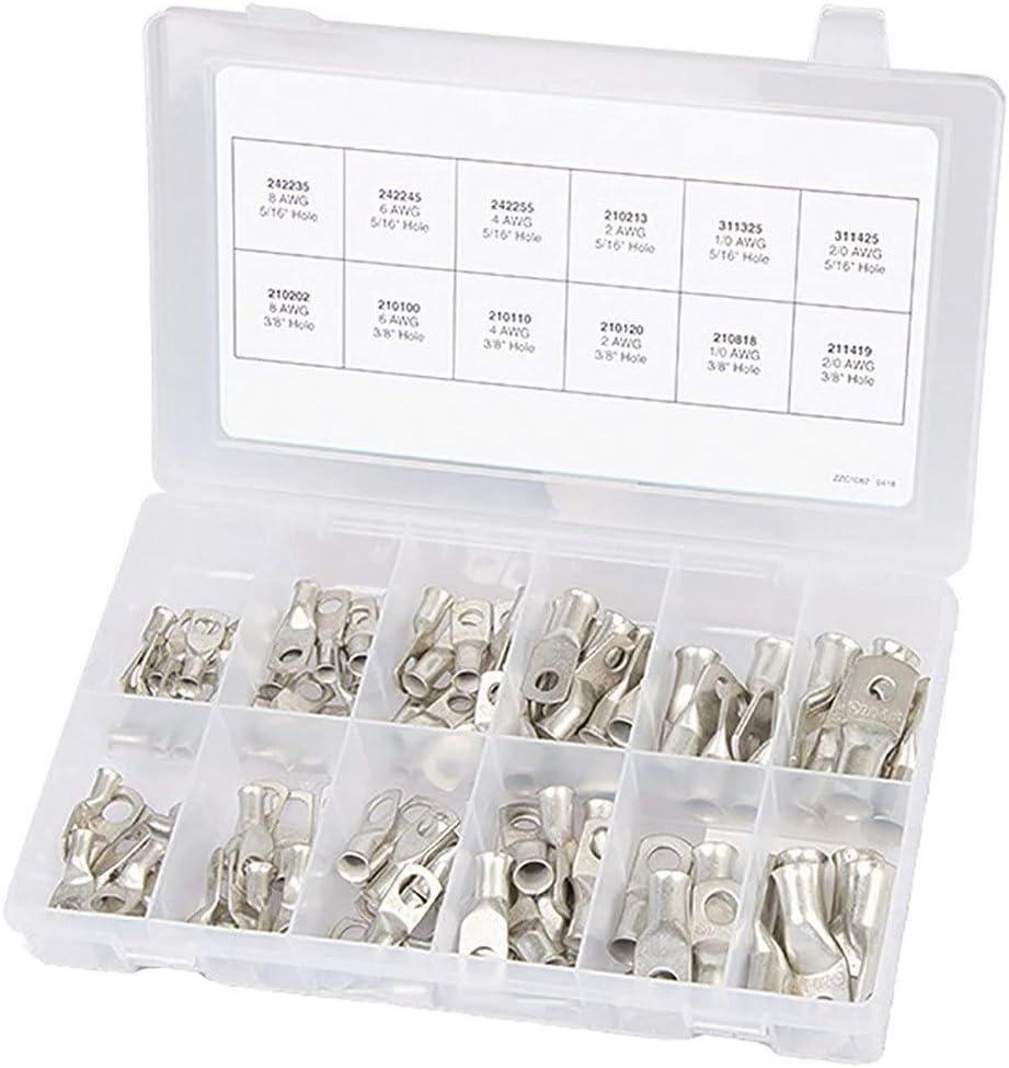 Ancor 255101 Kit, Tinned Copper Lugs, silver