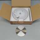 Portable LED Mushroom Table Lamp, 8.46'' Small Cordless Desk Night Light with 5200mAh Rechargeable Battery, Stepless Dimming Lamp with 3 Colors for Bedroom/Bar/Coffee Shop (Silver)