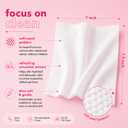 Muun Deodorant Body Wipes for Odor, 20pcs 18x20 cm Wet Wipes Aluminum-Free