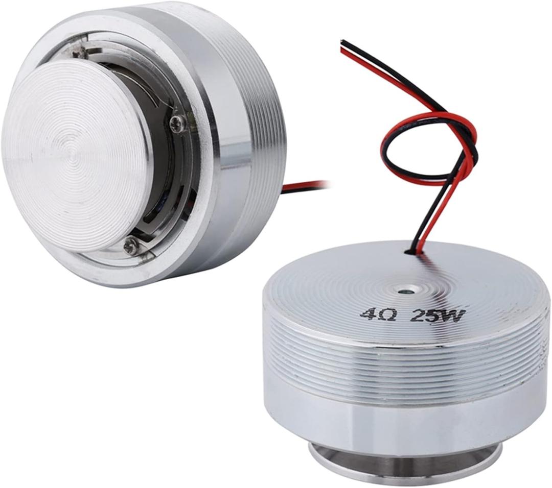 GOTOTOP Resonance Speaker, 2pcs 50MM All Frequency Louderspeaker Full Range Audio Speaker for Electronic Equipment(4 25W)