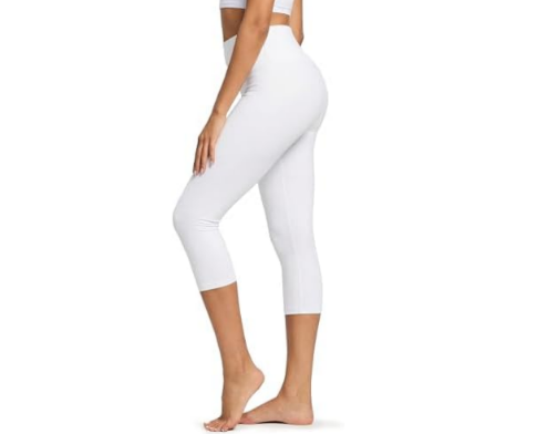 We fleece Women's Capri Leggings for Women Yoga Pants Women Workout Leggings Capri Pants Soft Women Yoga Leggings, Medium