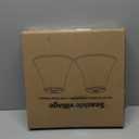 Bell Lamp Shades Set of 2, 6"Top x 13"Bottom x 10"High, Beige Shade Replacement for Table Lamps, Floor Lamps, Fabric Natural Linen Hand Crafted(Spider Fitter), Harp Holders Included, Assembly Required