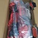 Homemate Electric Blanket Heated Throw - 50x60 Ultra Soft Cozy Flannel Heating Blanket with 10 Fast Heat Levels 8 Hours Auto Off Over-Heated Protection ETL Certification Keep Warm in Home Office (Red-black)