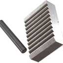 Ridgid 24" Heel w/pin Heel Jaw and Pin Assembly for Wrench, Silver, Small
