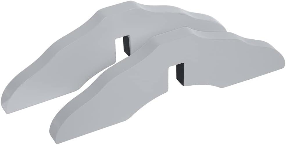 unipaws Support Feet for Wood Pet Gate, Freestanding Dog Gate, Set of 2, Design for 0.71 inches Thickness Panel, Light Gray unipaws Support Feet for Wood Pet Gate, Freestanding Dog Gate, Set of 2, Design for 0.71 inches Thickness Panel, Light Gray