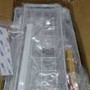 ADBIU 2 Pack Under Sink Organizers and Storage, Height Adjustable 2-Tier Pull Out Cabinet Organizer, Heavy Duty Slide Out Sink Shelf Drawer for Kitchen Bathroom Organization (Large Size, White)