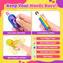 Sensory Fidget Toys Kids Adults: 3D Printed Magnetic Slider for Stress Relief- Sensory Fidget Toys for Autism Claming - Fun Small Fidgets for Adults Office Desk - Travel Essential Classroom Must Have