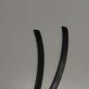 Uxcell 2Pcs Black Rubber Car Wheel Eyebrow Arch Trim Lips Strip Mudguard Guard Protector