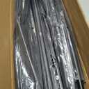 Kokorona 4 Panel Room Divider, 6FT Tall Folding Privacy Screen Wall Dividers, Portable Privacy Screen Freestanding Room Divider for Room Separation, Included - Cover Strips, Black, 136''W x 71''H