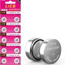 LiCB 10 Pack SR626SW 377 Watch Battery,Long-Lasting & Leak-Proof,High Capacity Silver Oxide 1.55V Button Cell Batteries for Watch