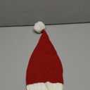 Diffy Homy Baby Santa Hat Christmas for Baby Toddler Infant Newborn Washable Fade-restant Knitted Santa Hat Soft Warm Long for New Year Festive Holiday Party Indoor Outdoor Winter Red